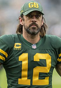 Aaron Rodgers Packers OCT2021 (cropped)