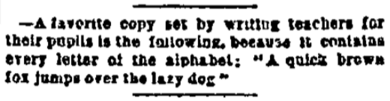 Boston Journal 1885-02-09 (quick brown fox)