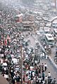 Dhaka street crowds