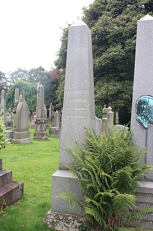 Edward Forbes' grave Dean Cemetery
