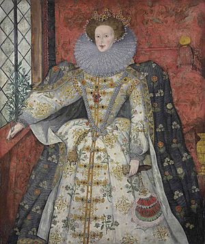 Elizabeth I of England holding an olive branch