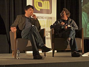 Graham Linehan and Jon Ronson at TAM London 2010