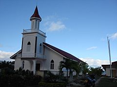 Maohi Protestant Church on Anau, Bora Bora
