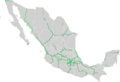 Map of Mexican Autopista Network