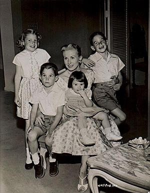 Marylou and children 1959