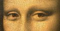 Mona Lisa detail eyes