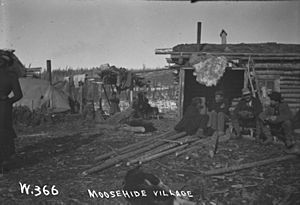 Moosehide village