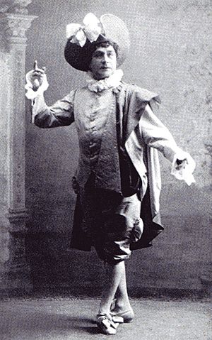 Pavel Gerdt as Damis in Ruses d'Amour