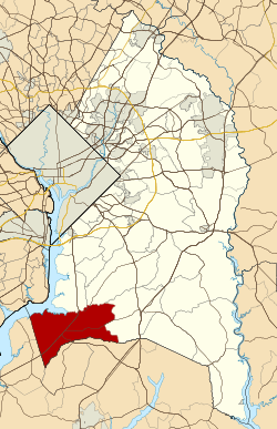 Location in Prince George's County