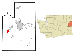 Location of Medical Lake, Washington