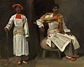 Two Studies of an Indian from Calcutta, Seated and Standing A11122