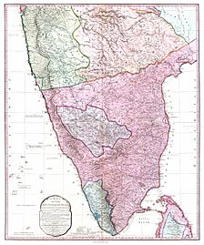 1800 Map of Peninsular India-1795
