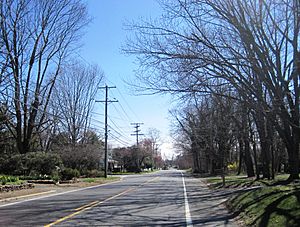 The intersection of CR 524 and Vanderveer Road in Ardena