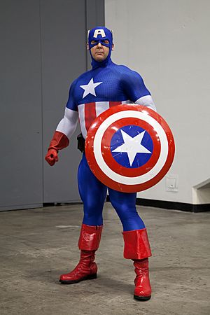 Captain America cosplay o