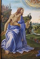 Filippino lippi, Apparizione di Cristo alla Madonna 02