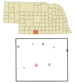 Location of Hendley, Nebraska