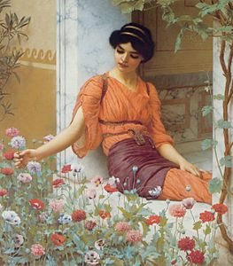 Godward Summer Flowers 1903