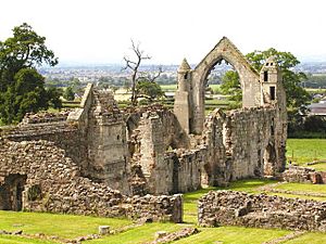Haughmond Abbey ruins