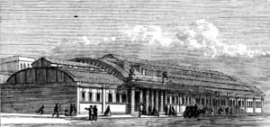 King's Cross Metropolitan Railway Station, Exterior, 1862