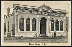 Library Westport, ca 1910