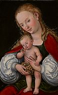 Lucas Cranach d.Ä. - Madonna und Kind mit Trauben (Minneapolis Institute of Art)