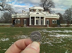Monticello real nickel