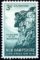 New Hampshire 1955 U.S. stampf