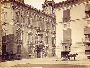 Palau del Marqués de Dosaigües 1870 J. Laurent