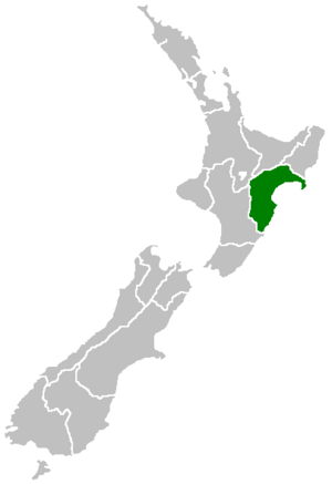 Location of Hawke's Bay