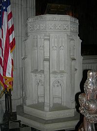 Pulpit, Washington Memorial Chapel