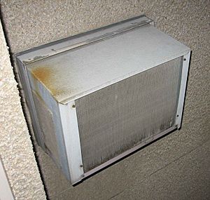 Single-room AC unit-external