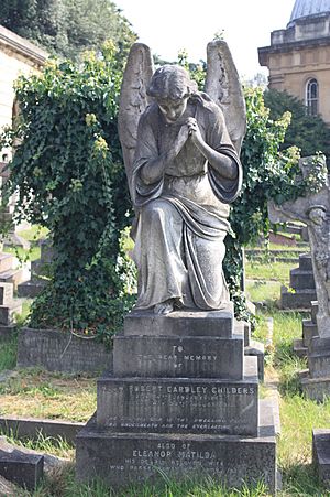 The grave of Hugh Childers, Brompton Cemetery