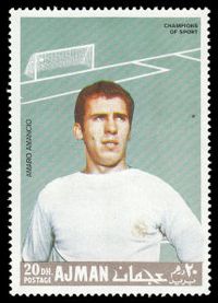 Ajman 1968-09-15 stamp - Amancio Amaro