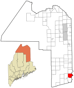 Location of Orient, Maine