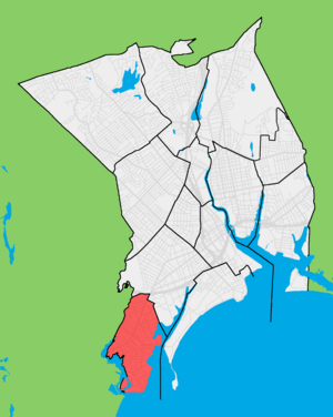 Location in Bridgeport