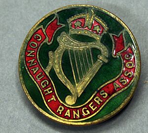 Connaught Rangers badge of TC Slowey