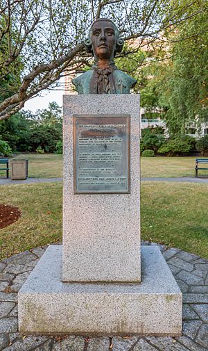 Juan Francisco de la Bodega y Quadra bust, Victoria, British Columbia, Canada 10