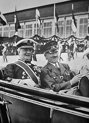Miklós Horthy and Adolf Hitler 1938
