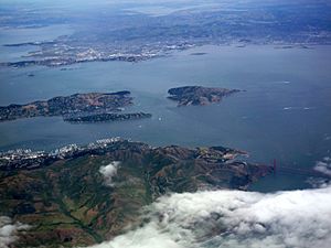 San Francisco Bay from the air in May 2010 06
