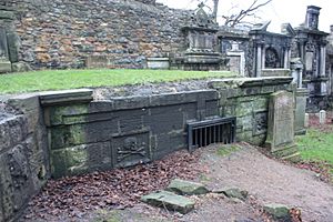 The vault of Sir John Medina, Greyfriars Kirkyard, Edinburgh