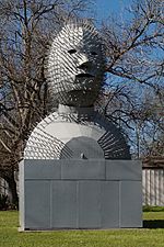 Wildman Statue by Jim Robertson