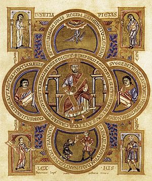 11th-century painters - Gospel Book of Henry II - WGA15924