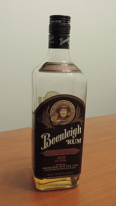 A bottle of Beenleigh Rum, 2015
