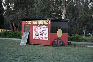 Aboriginal Tent Embassy, Canberra 003
