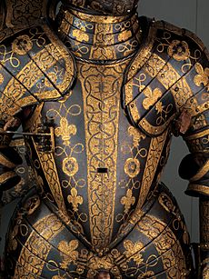 Armor Garniture of George Clifford (1558–1605), Third Earl of Cumberland MET DP295743