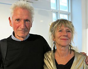 Author Louis Jensen and Illustrator Lilian Brøgger