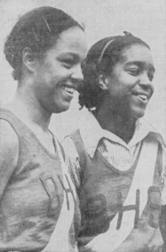 Barbara Howard and Nadine Claibourne (Canadian sprinters)