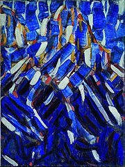 Christian Rohlfs - Abstraction (the Blue Mountain) - Google Art Project