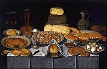 Clara Peeters - Still Life with Crab, Shrimps and Lobster - Google Art Project