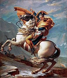 David - Napoleon crossing the Alps - Malmaison1
